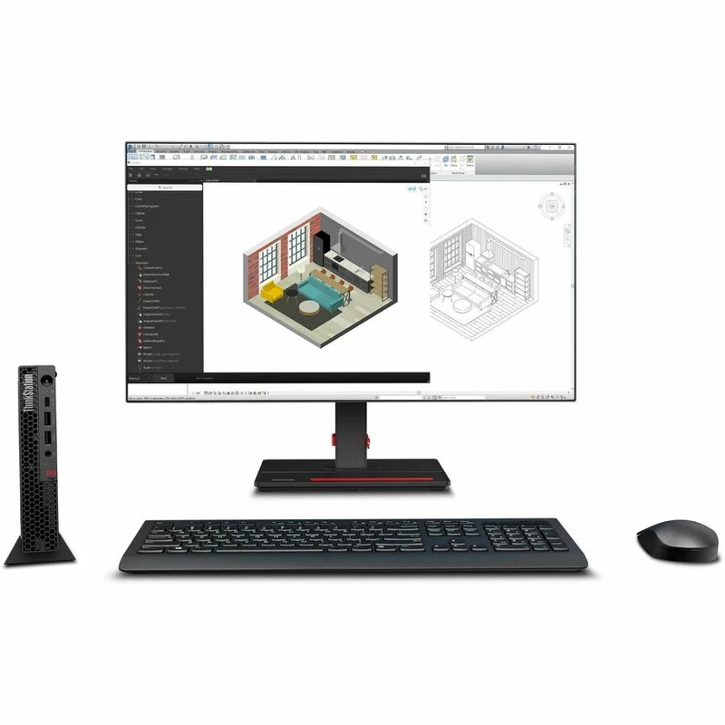 Station de travail Lenovo ThinkStation P3 30H0006LCA - 1 x Intel Core i7 14e génération i7-14700 - Technologie vPro - 16 Go - SSD 512 Go - Tiny - Noir 30H0006LCA