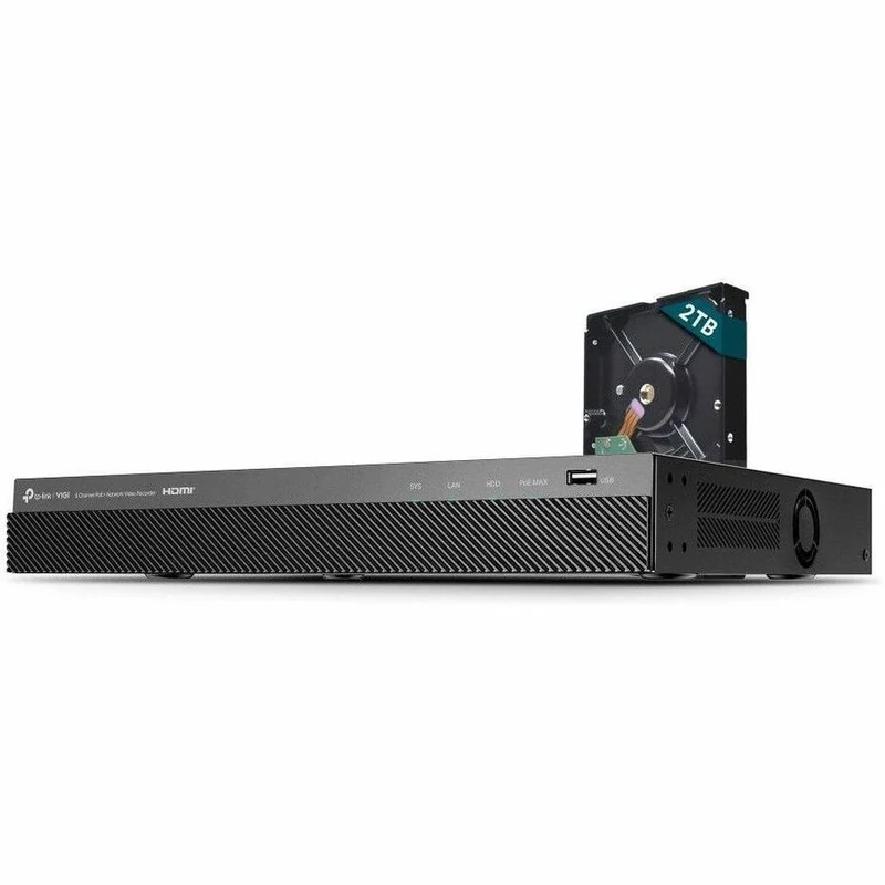 Enregistreur vidéo réseau PoE+ TP-Link VIGI 8 canaux - Disque dur 2 To VIGI NVR2008H-8MP