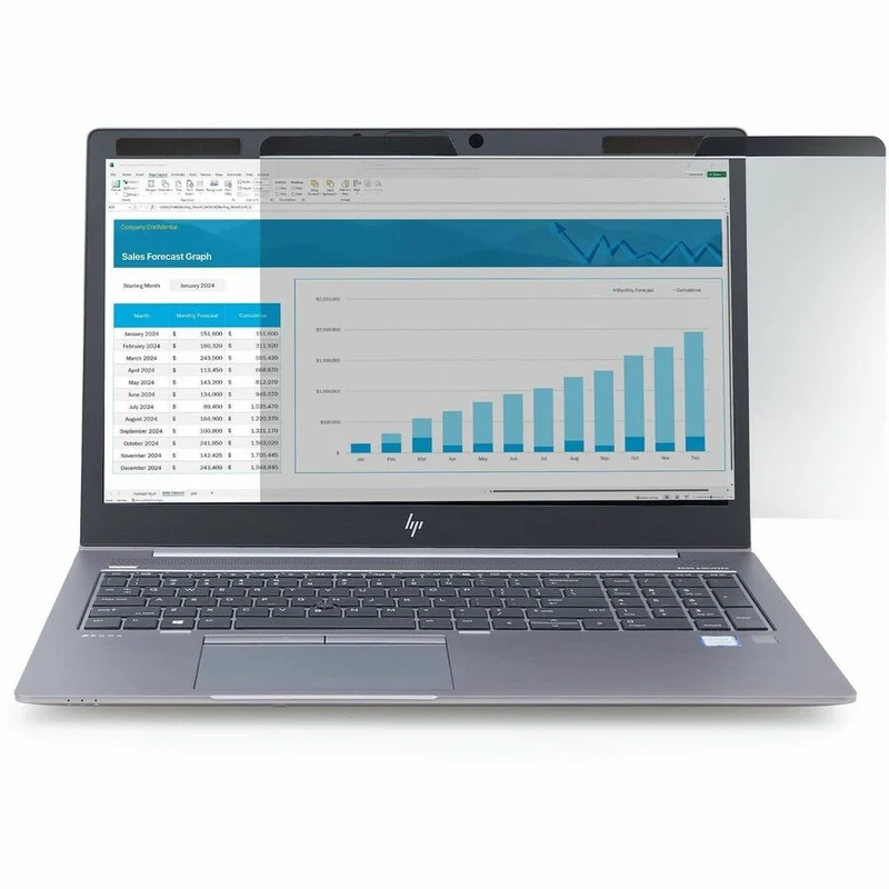 StarTech.com Écran de confidentialité magnétique pour ordinateur portable 14 pouces 16:9, filtre réversible, protection d'écran d'ordinateur, TAA, protection contre la lumière bleue 14LM-PRIVACY-SCREEN