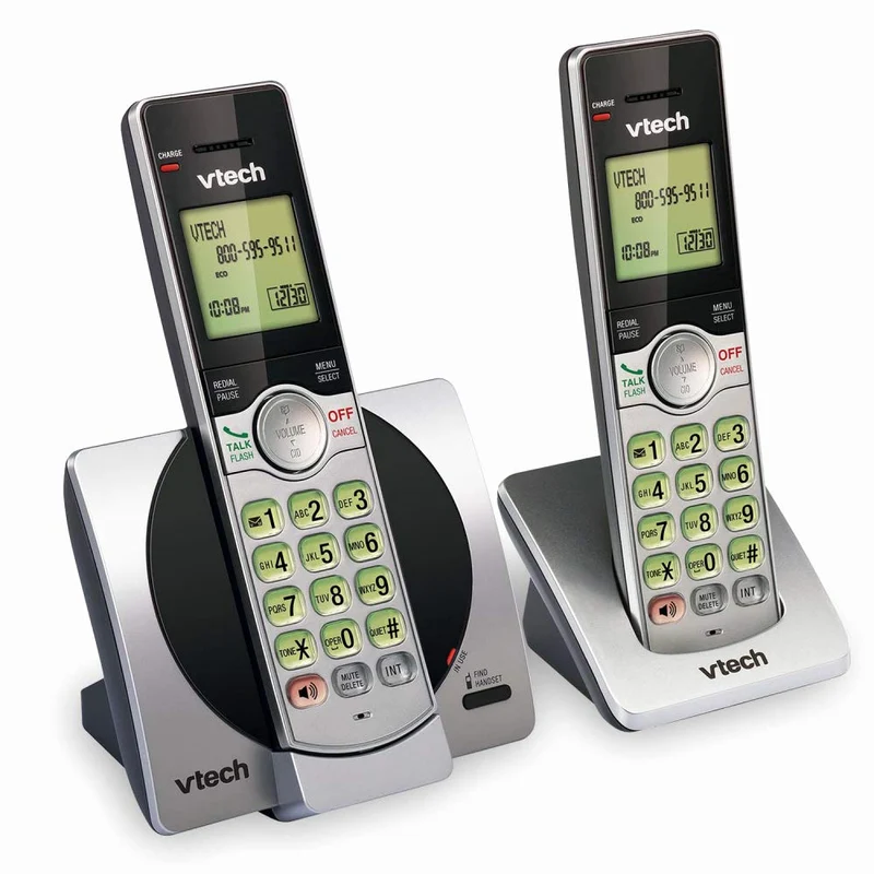Téléphone sans fil Vtech à 2 combinés avec identification de l'appelant et appel en attente CS6919-2