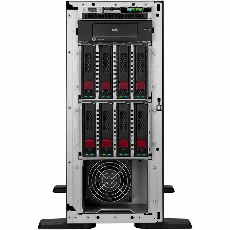 Serveur tour HPE ProLiant ML110 G11 4.5U - 1 x Intel Xeon Silver 4510 2.40 GHz - 32 Go RAM - 4 To HDD - Contrôleur Serial ATA P75329-005