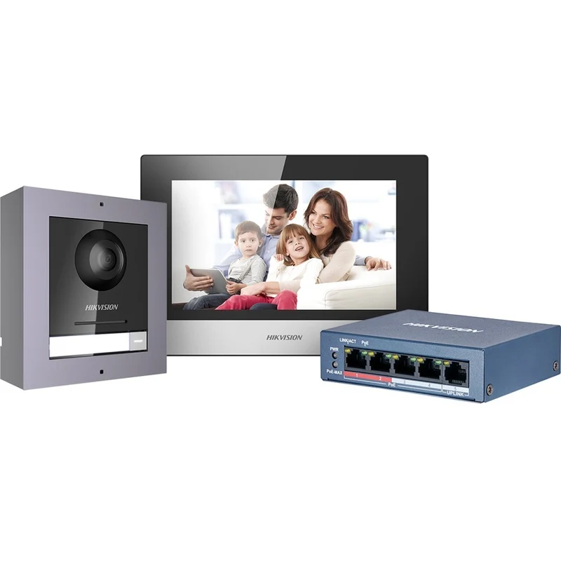 Kit d'interphone vidéo Hikvision DS-KIS602